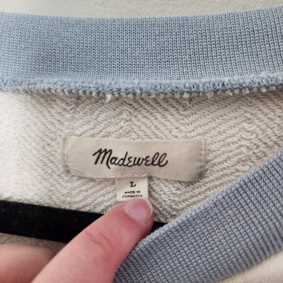 MADEWELL Puff-Sleeve Sweatshirt Tee - Picture 3 of 5